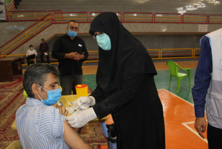  ادامه روند واکسیناسیون کووید 19شهرستان برخوار